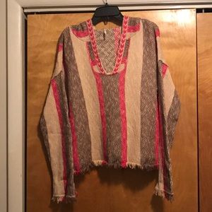 Free People Baja Poncho